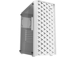 Darkflash DK351 számítógépház + 4 RGB ventilátor (fehér) (DK351 WHITE)